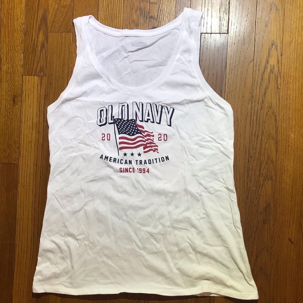 White Old Navy Tank - like new